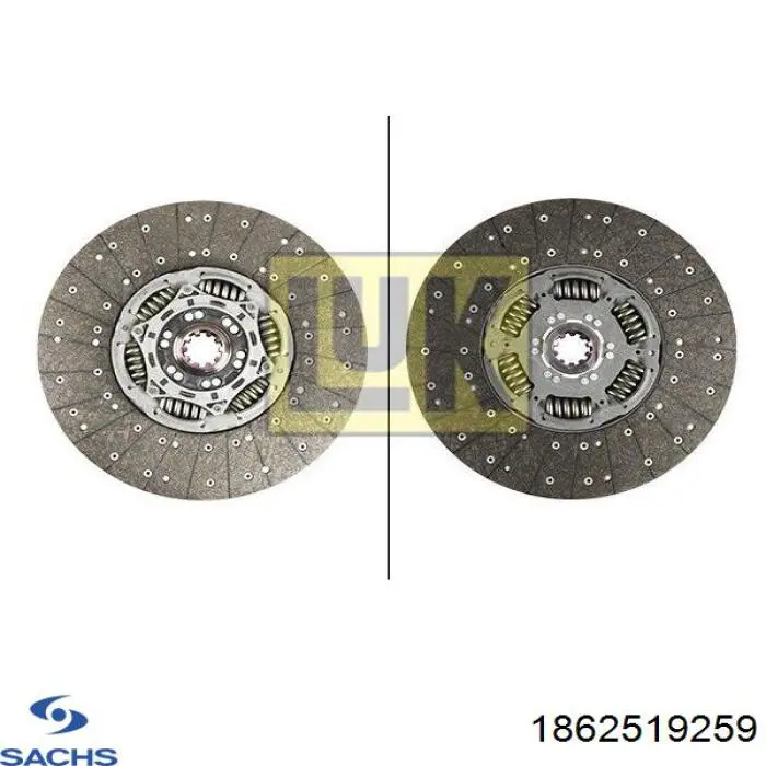 Купити 1862519259 Sachs Диск зчеплення