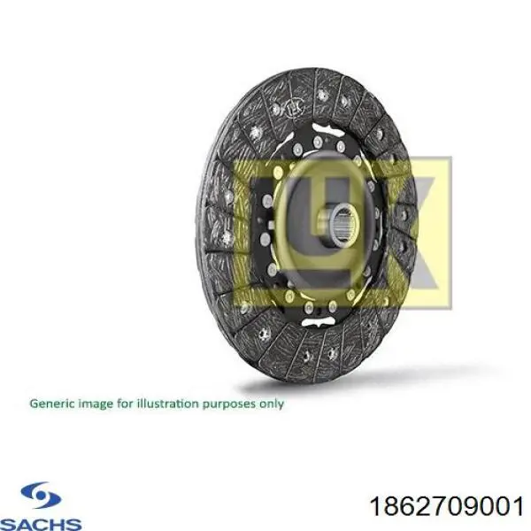 1862709001 Sachs диск зчеплення