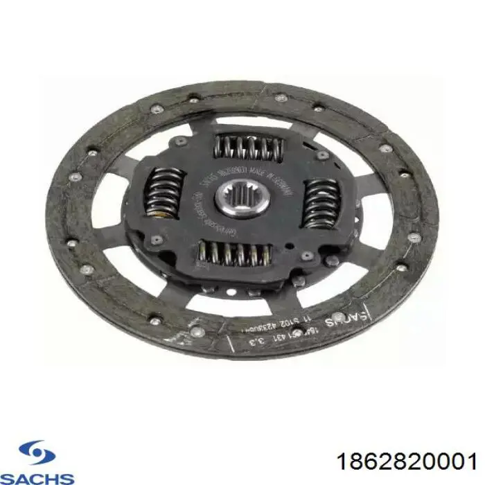 1862820001 Sachs Диск зчеплення