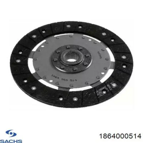Зчеплення Sachs 1864000514 ціна, від 339.91 USD