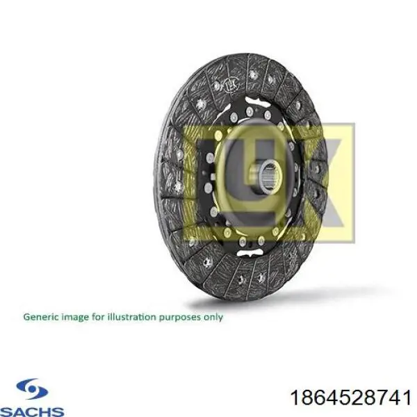1864528741 Sachs диск зчеплення
