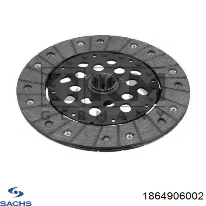1864906002 Sachs диск зчеплення