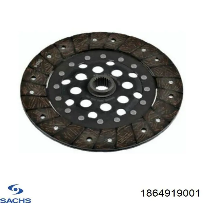 Диск зчеплення ведений Sachs 1864919001
