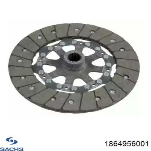 Диск сцепления SACHS 1864956001 Диск сцепления SACHS 1864956001