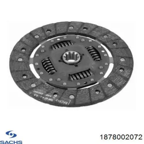 Диск зчеплення 1878002072 Sachs