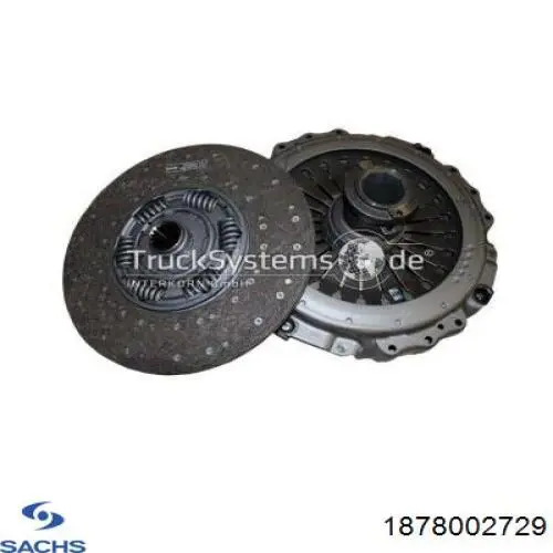 Диск зчеплення ведений Sachs 1878002729