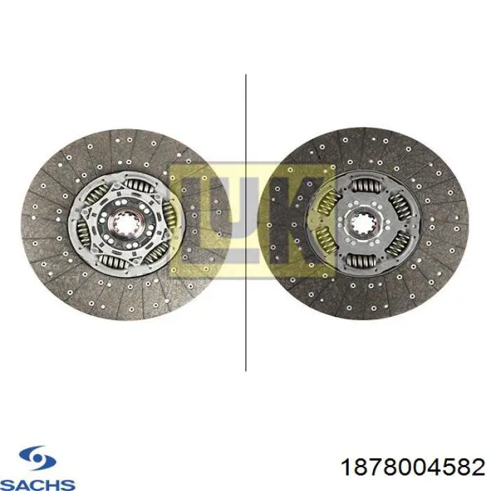 Зчеплення Sachs 1878004582 ціна, від 101.69 USD