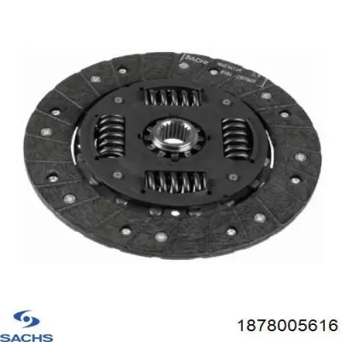 Диск зчеплення ведений Sachs 1862158032