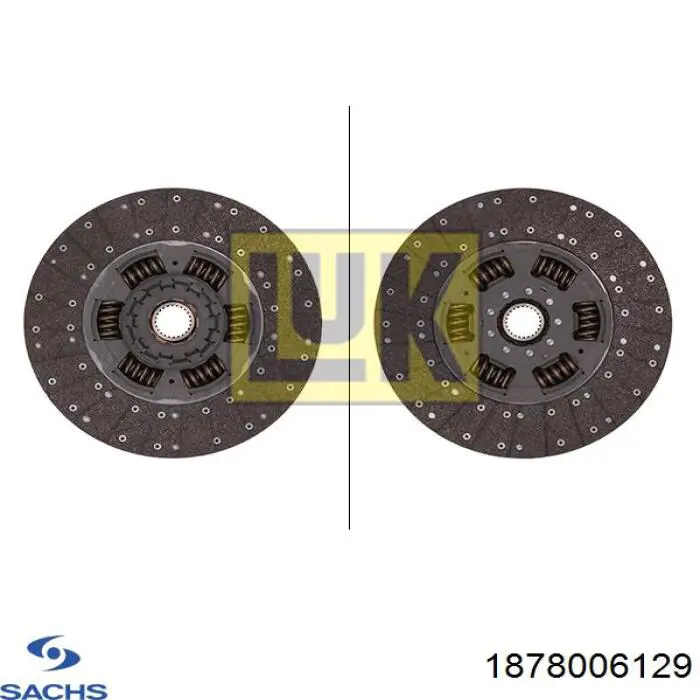 1878006129 Sachs диск зчеплення