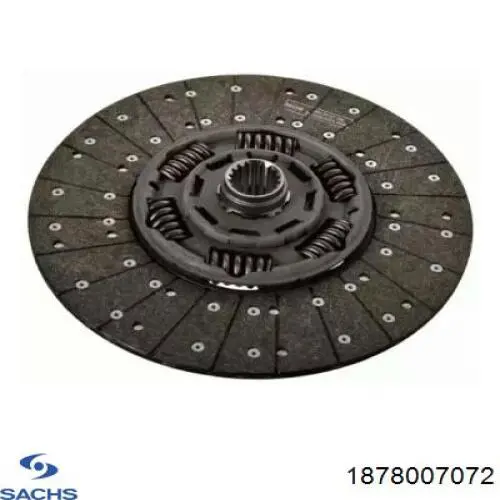 Диск зчеплення 1878007072 Sachs