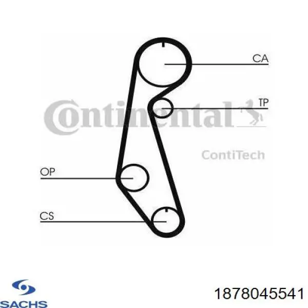 Диск зчеплення 1878045541 Sachs