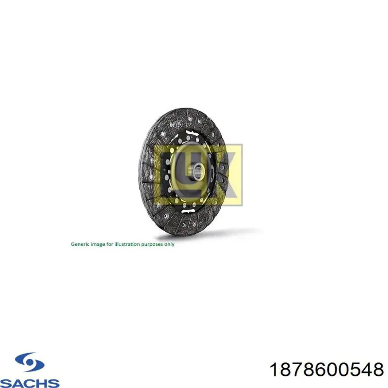 Зчеплення Sachs 1878600548 ціна, від 97.09 USD