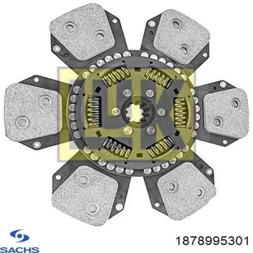 Зчеплення Sachs 1878995301 ціна, від 291.38 USD