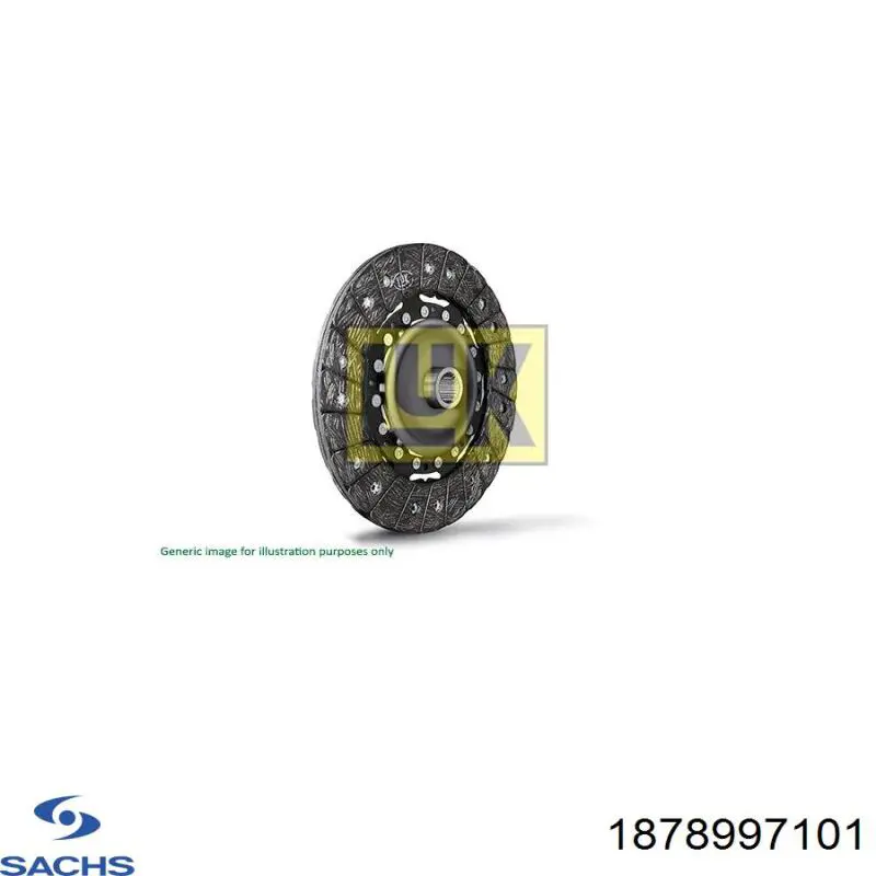 Купити 1878997101 Sachs Диск зчеплення