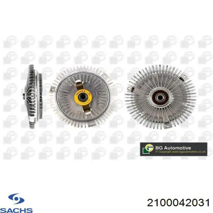 Вискомуфта вентилятора 2100042031 Sachs