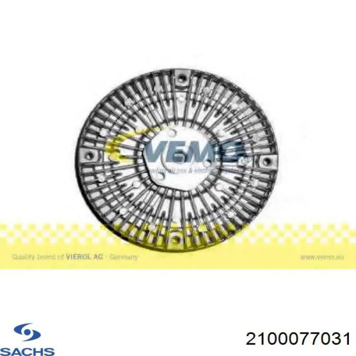 Муфта вентилятора охолодження Sachs 2100077031