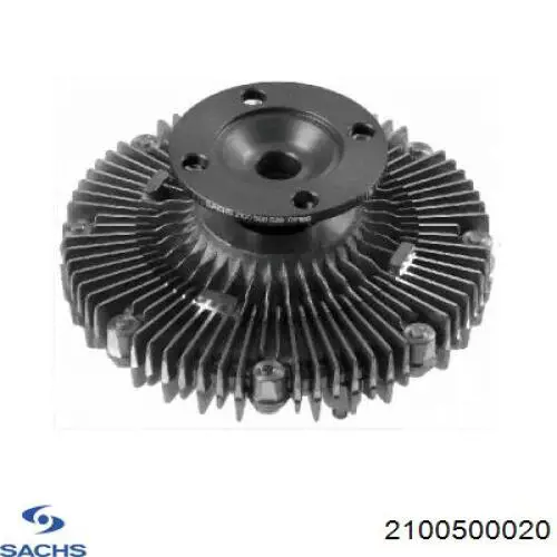 Вискомуфта вентилятора 1621068030 Toyota
