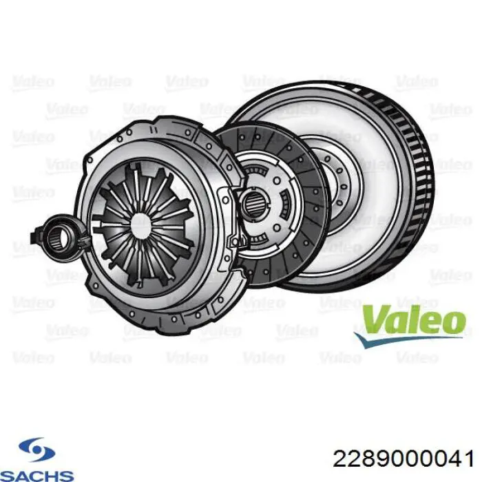Комплект зчеплення (3 частини) Sachs 2289000041 ціна, від 315.35 USD