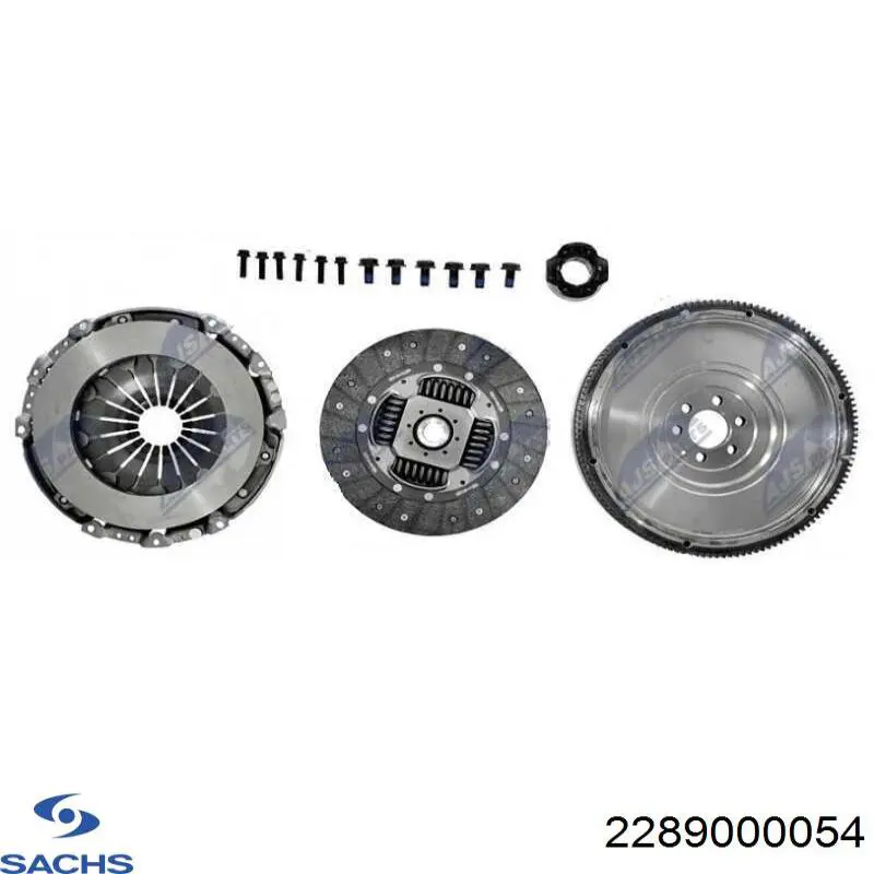 Купити 2289000054 Sachs Комплект зчеплення (диск, корзина, підшипник)