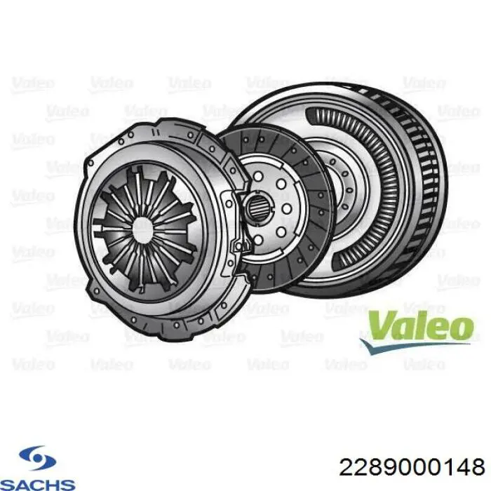 Купити 2289000148 Sachs Комплект зчеплення (диск, корзина, підшипник)