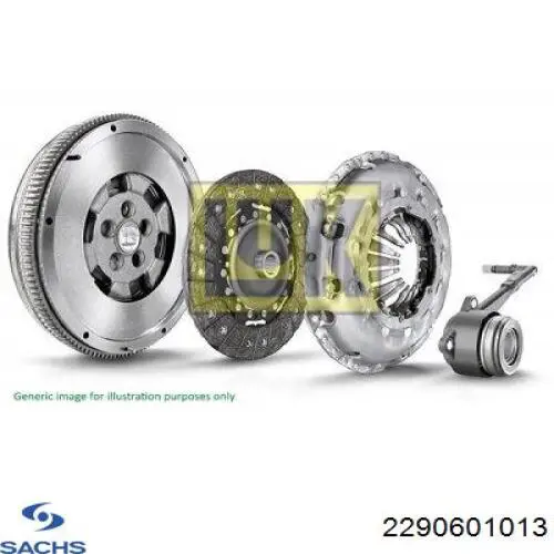 Купити 2290601013 Sachs Комплект зчеплення (диск, корзина, підшипник)
