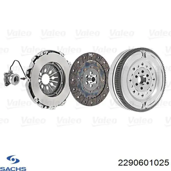 Комплект зчеплення (3 частини) Sachs 2290601025 ціна, від 567.86 USD