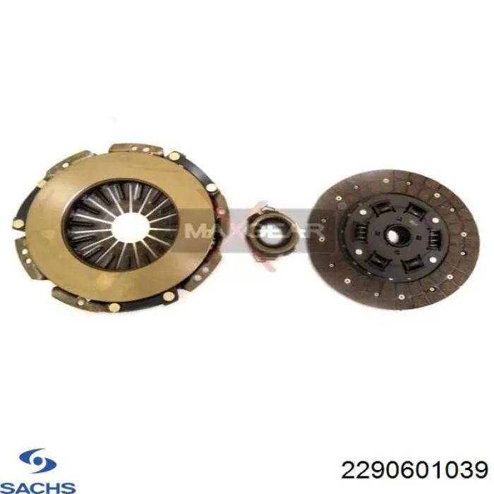 Купити 2290601039 Sachs Комплект зчеплення (диск, корзина, підшипник)