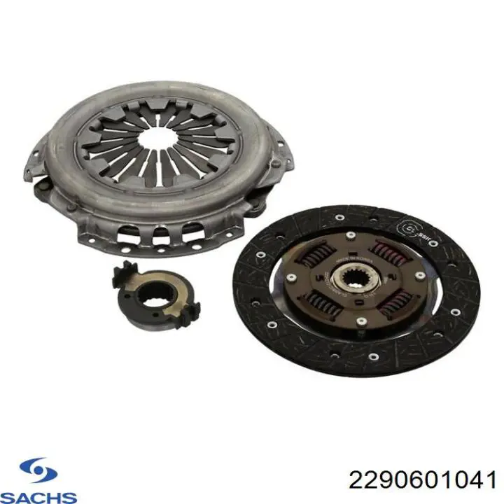 Купити 2290601041 Sachs Комплект зчеплення (диск, корзина, підшипник)