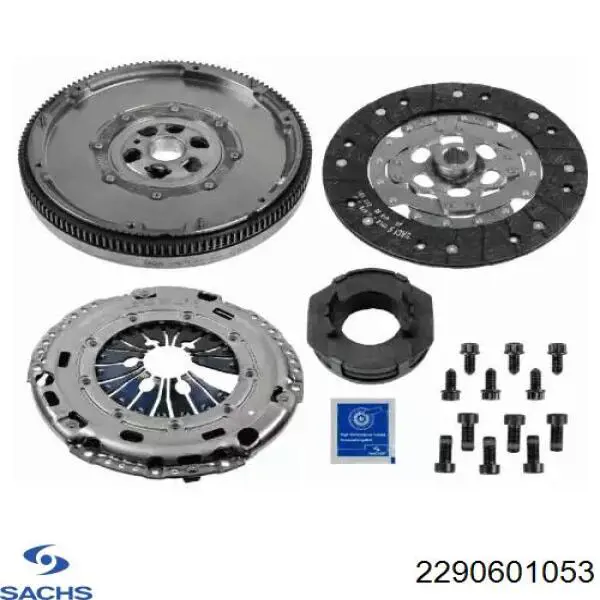 Комплект зчеплення (3 частини) Sachs 2290601053 ціна, від 636.89 USD
