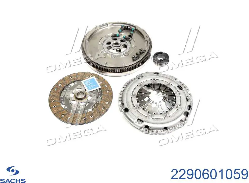 Комплект зчеплення (3 частини) Sachs 2290601059 ціна, від 405.69 USD