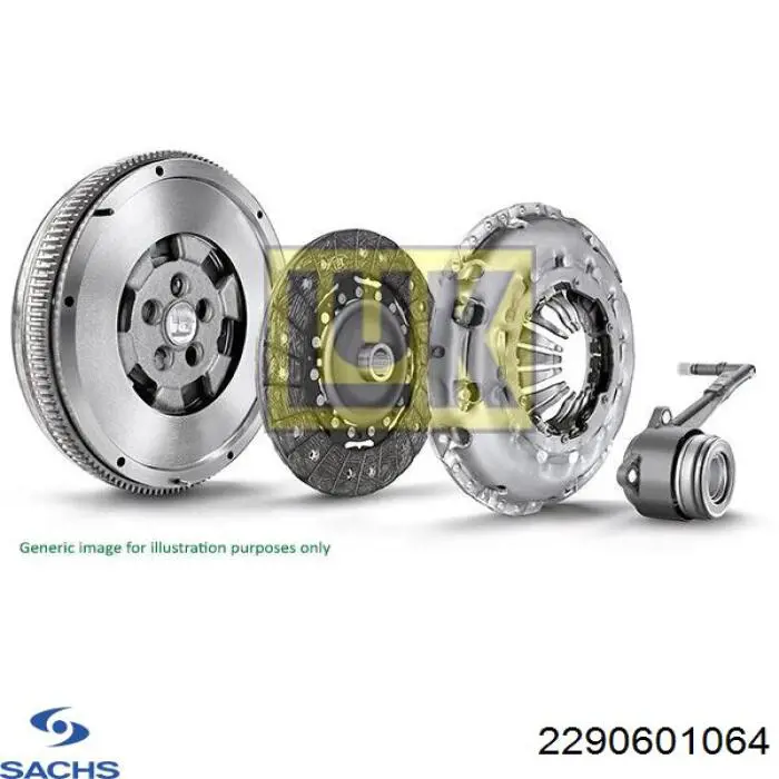 Комплект зчеплення (3 частини) Sachs 2290601064 ціна, від 772.01 USD