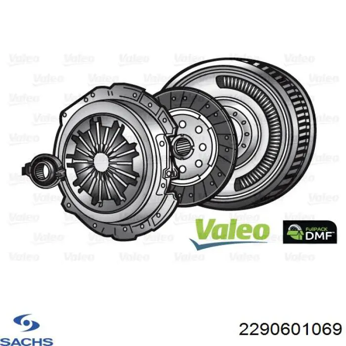 Комплект зчеплення (3 частини) Sachs 2290601069 ціна, від 575.59 USD
