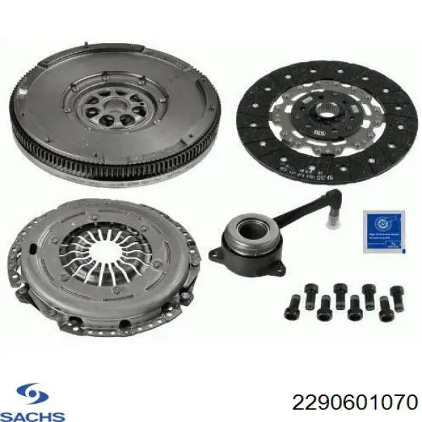 Купити 2290601070 Sachs Комплект зчеплення (диск, корзина, підшипник)