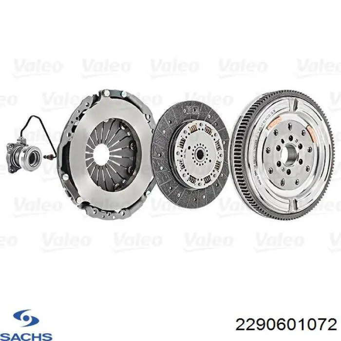 Комплект зчеплення (3 частини) Sachs 2290601072 ціна, від 552.36 USD