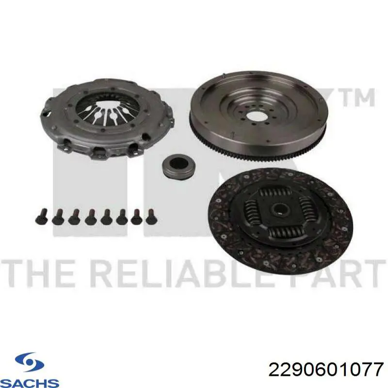 Комплект зчеплення (3 частини) Sachs 2290601077 ціна, від 450.78 USD