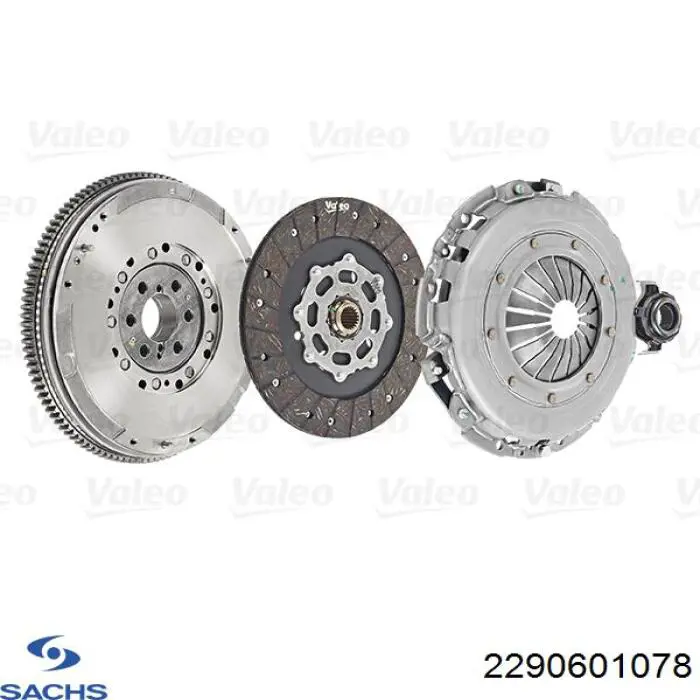 Комплект зчеплення (3 частини) Sachs 2290601078 ціна, від 429.27 USD