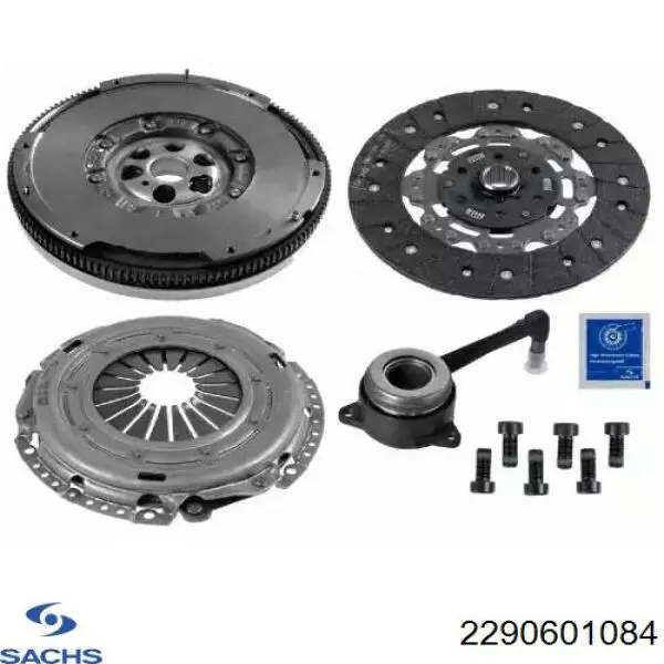 Купити 2290601084 Sachs Комплект зчеплення (диск, корзина, підшипник)