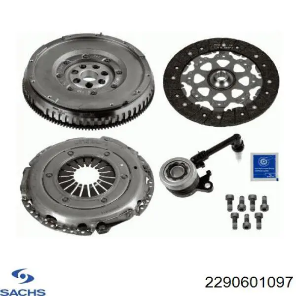 Комплект зчеплення (3 частини) Sachs 2290601097 ціна, від 593.35 USD