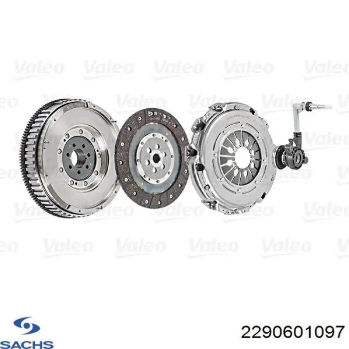 Купити 2290601097 Sachs Комплект зчеплення (диск, корзина, підшипник)