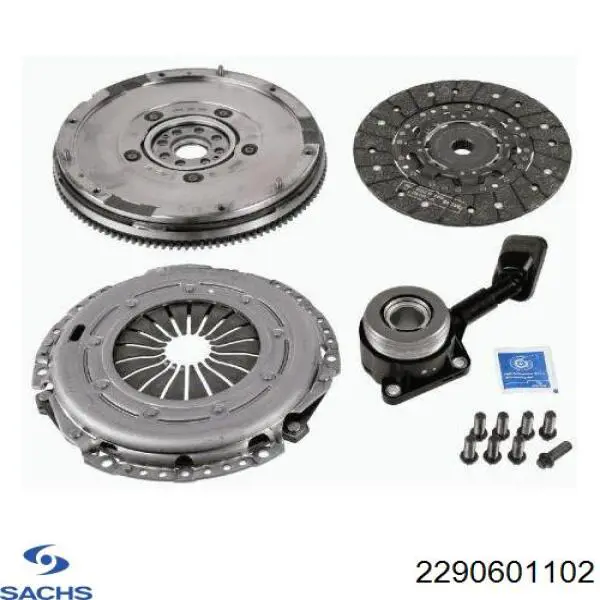 Комплект зчеплення (3 частини) Sachs 2290601102 ціна, від 545.91 USD