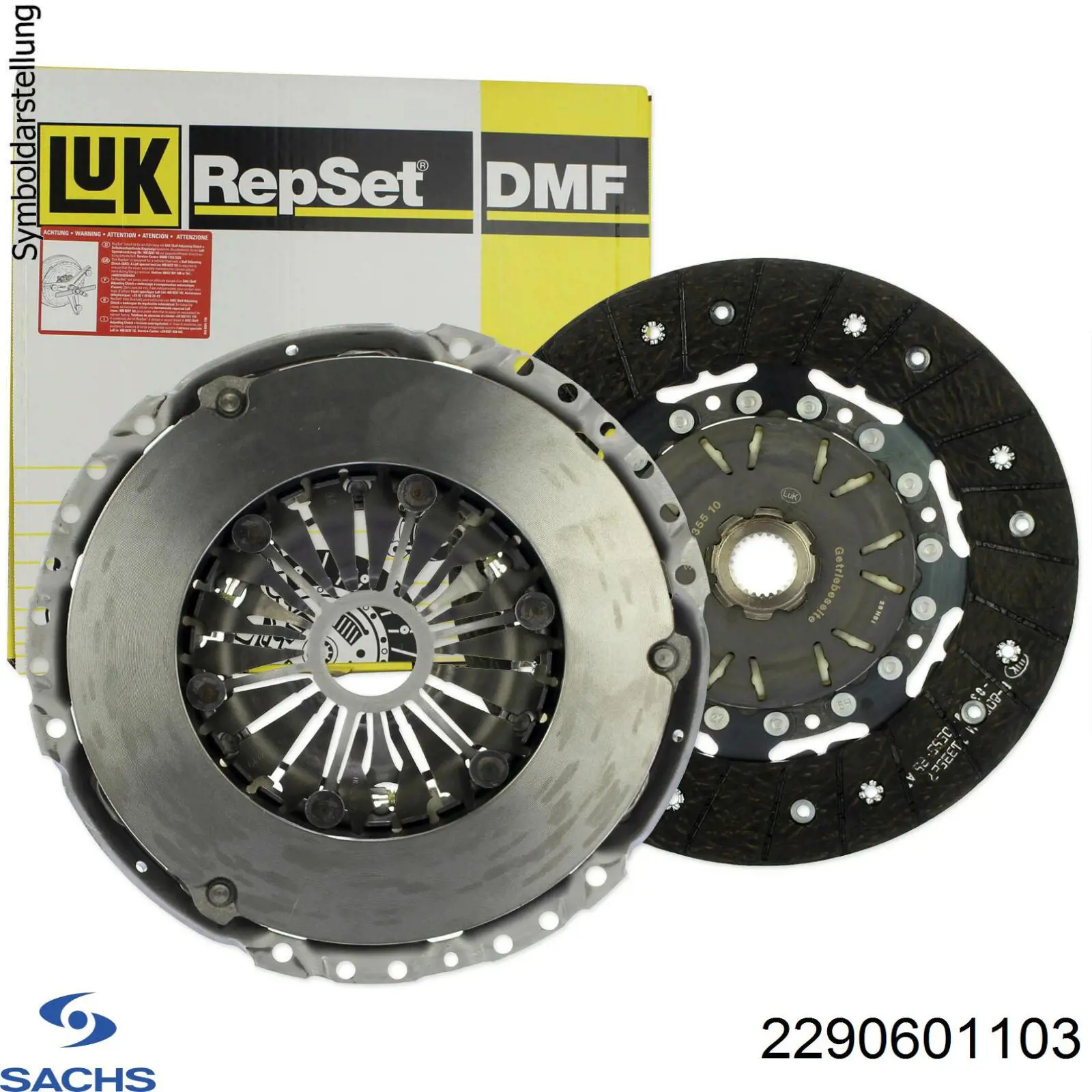 Комплект зчеплення (3 частини) Sachs 2290601103 ціна, від 686.12 USD
