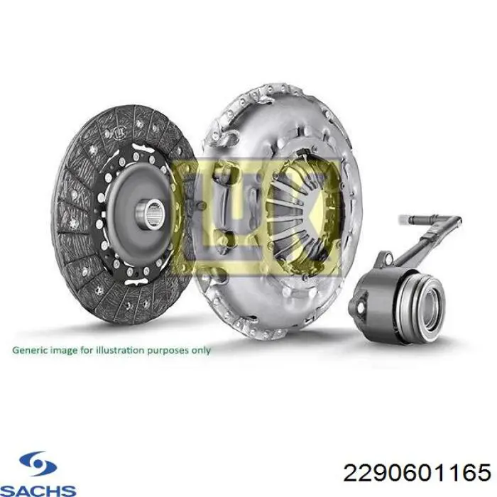 Купити 2290601165 Sachs Комплект зчеплення (диск, корзина, підшипник)