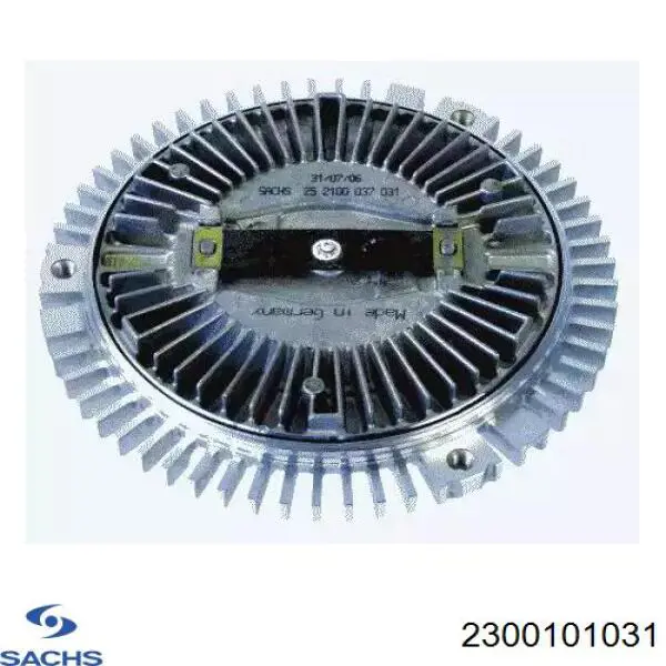 В'язкова муфта вентилятора Sachs 2300101031 ціна, від 46.63 USD