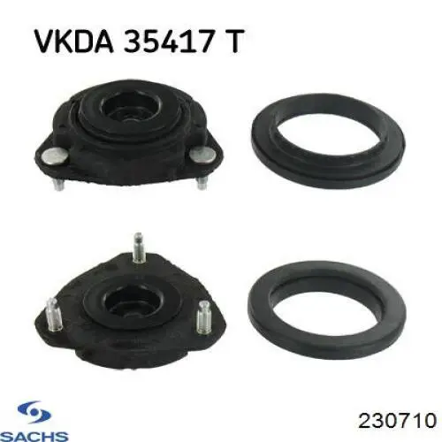 Амортизатор передньої підвіски, лівий Sachs 230710 ціна, від 55.92 USD