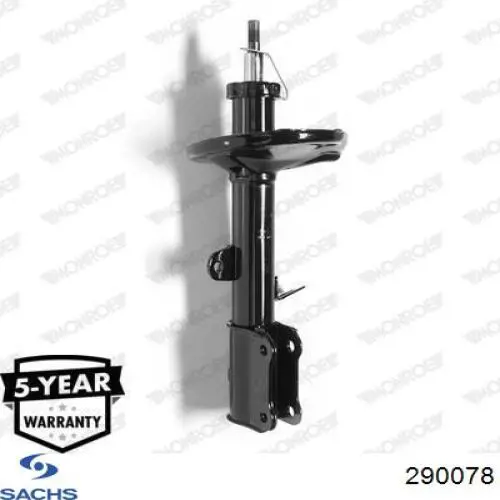 Амортизатор задній, правий Sachs 290078 ціна, від 40.59 USD