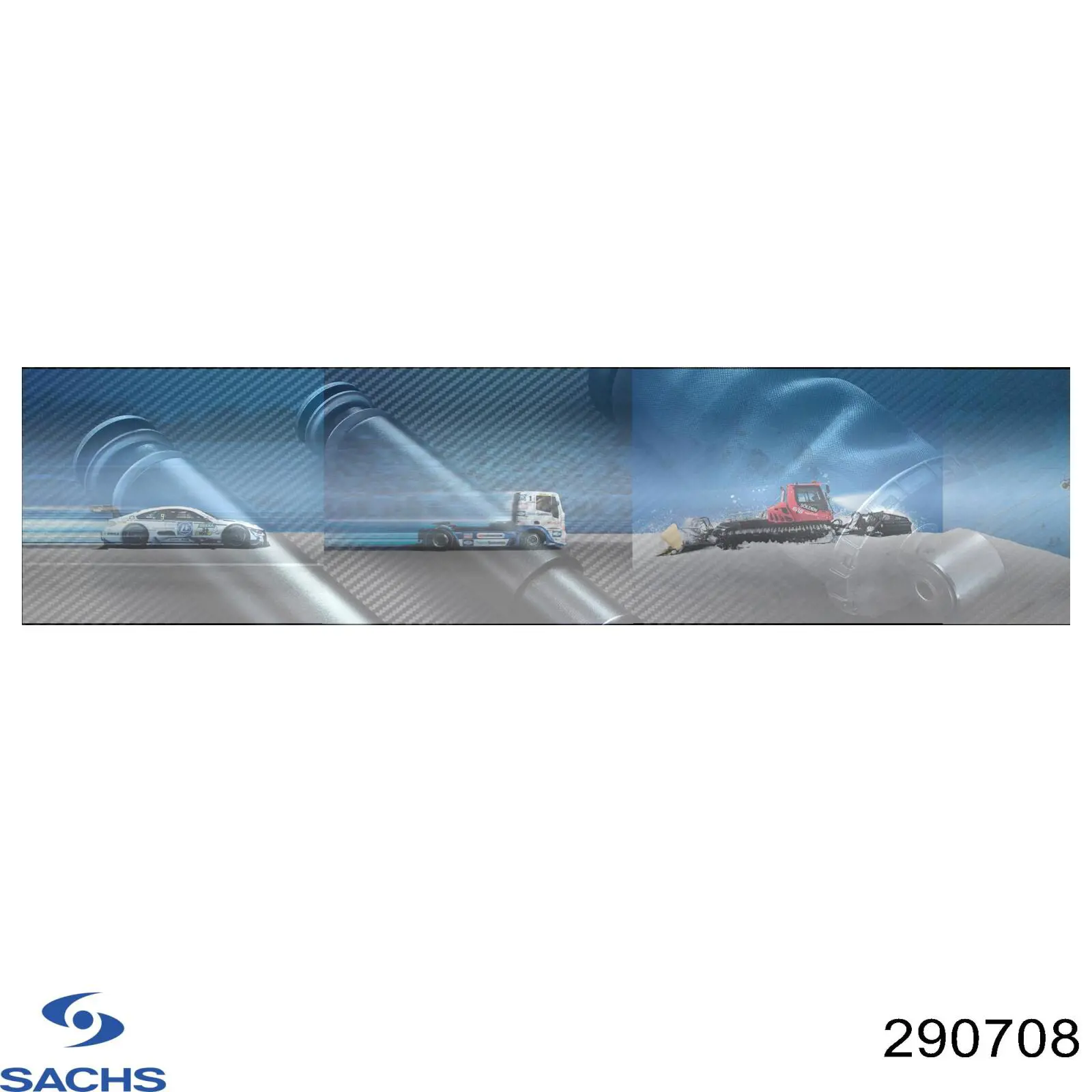 Купити 290708 Sachs Амортизатор передній, правий