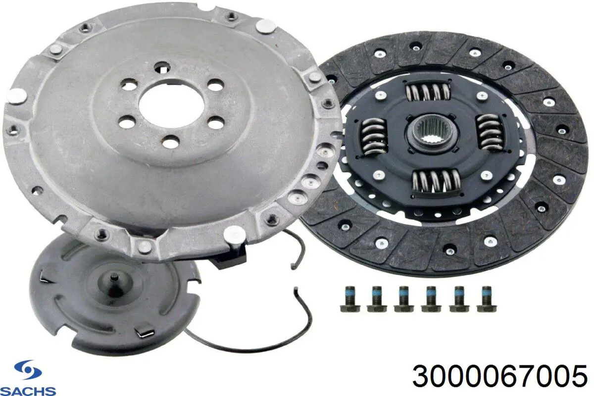 Купити 3000067005 Sachs Комплект зчеплення (диск, корзина, підшипник)
