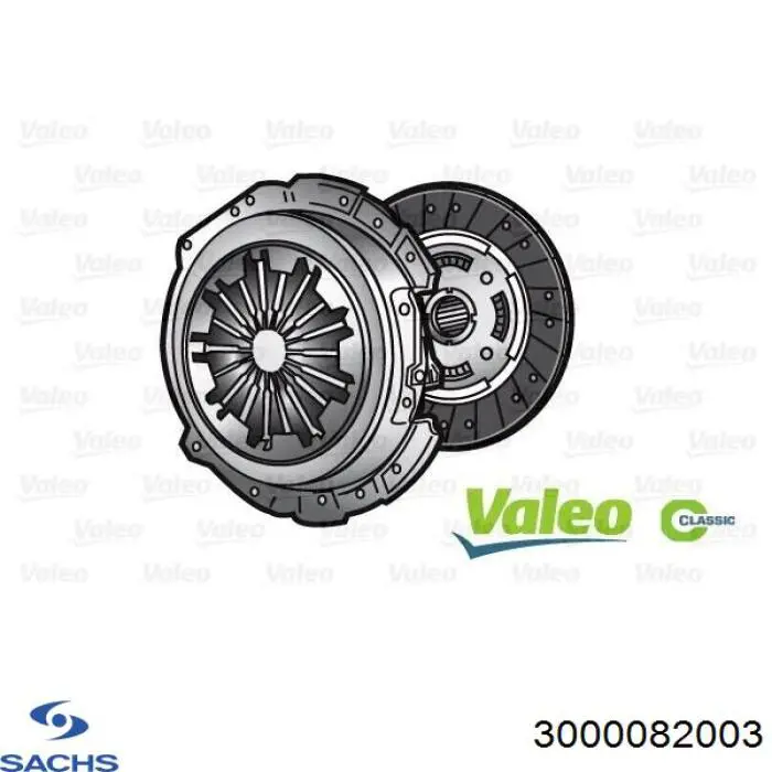 Купити 3000082003 Sachs Комплект зчеплення (диск, корзина, підшипник)