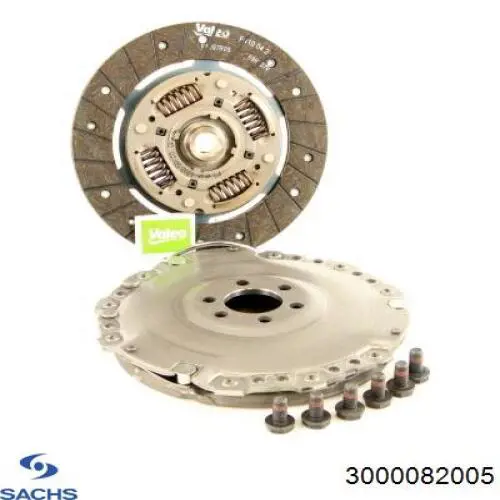 Комплект зчеплення (3 частини) Sachs 3000082005 ціна, від 89.18 USD