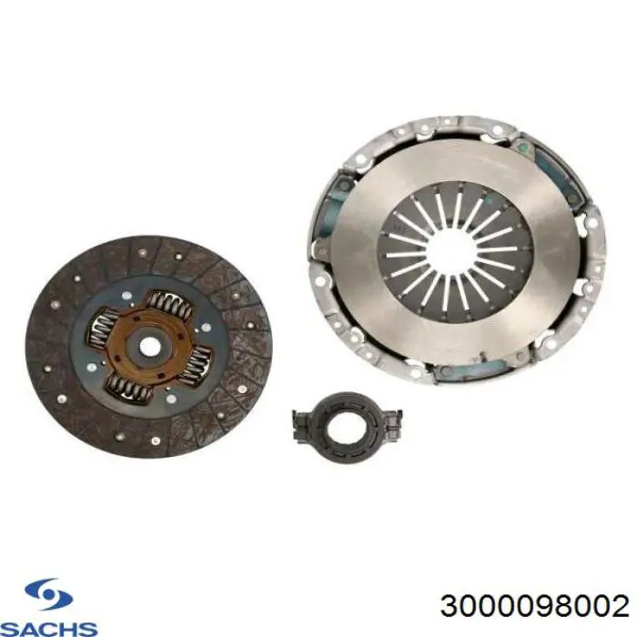 Комплект зчеплення (3 частини) Sachs 3000098002 ціна, від 91.99 USD